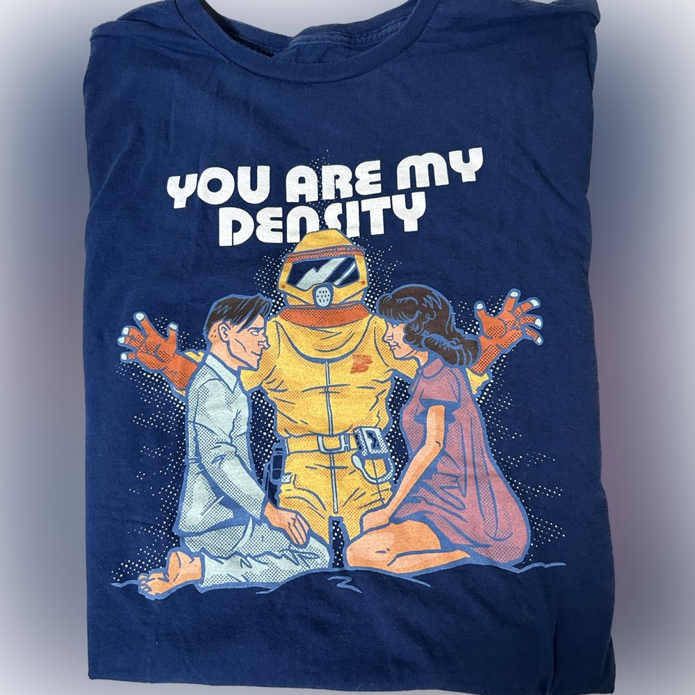 Back to the Future “You Are My Density” T-shirt navy blue